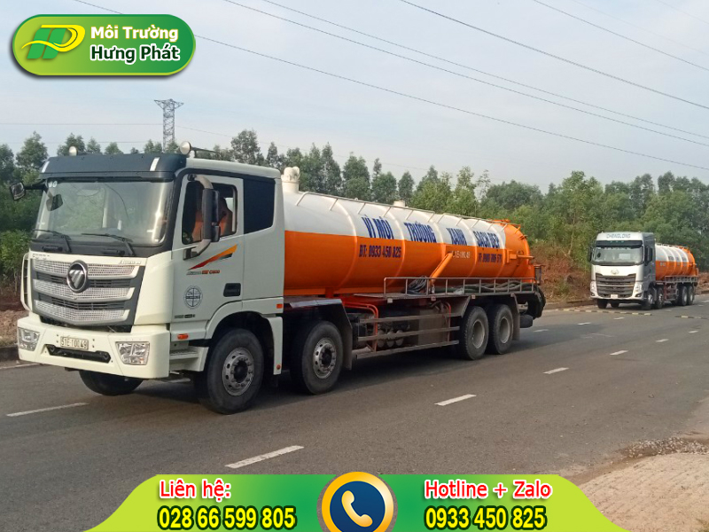 Dịch vụ h&uacute;t nước thải c&ocirc;ng nghiệp với quy tr&igrave;nh chuy&ecirc;n nghiệp