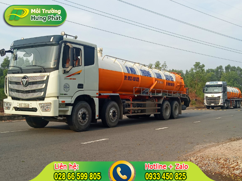 Dịch vụ h&uacute;t b&ugrave;n ben c&ocirc;ng tr&igrave;nh với nhiều cam kết về chất lượng dịch vụ