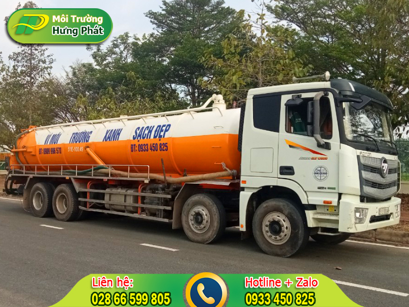 Dịch vụ h&uacute;t nước thải c&ocirc;ng nghiệp M&ocirc;i Trường Xanh