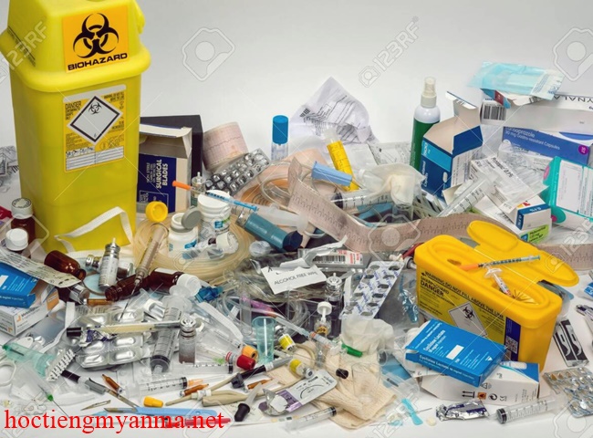 Một số rác thải y tế hiện nay