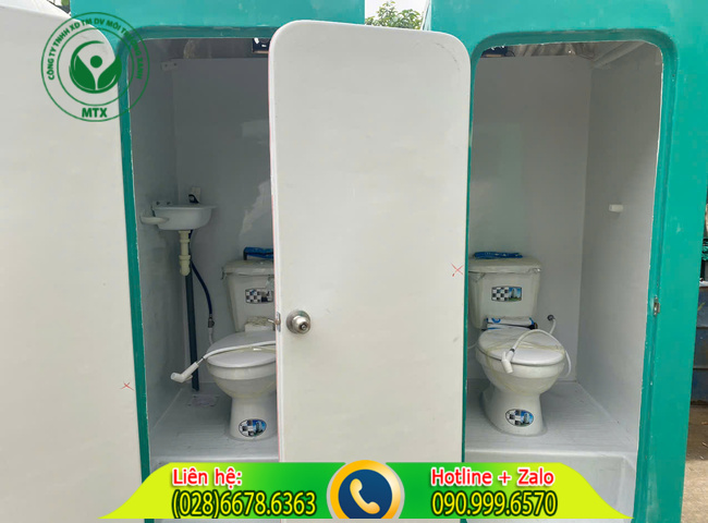 Dịch vụ cho thu&ecirc; nh&agrave; vệ sinh di động bằng composite