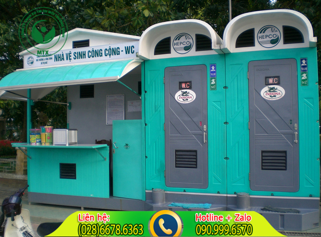 Dịch vụ cho thu&ecirc; nh&agrave; vệ sinh di động bằng composite với quy tr&igrave;nh chuy&ecirc;n nghiệp