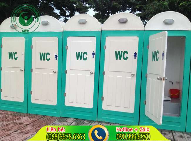 Dịch vụ cho thu&ecirc; nh&agrave; vệ sinh di động bằng composite gi&aacute; rẻ