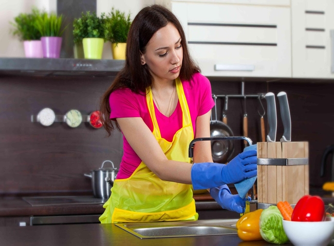 làm sáng bóng nhà bếp hiệu quả