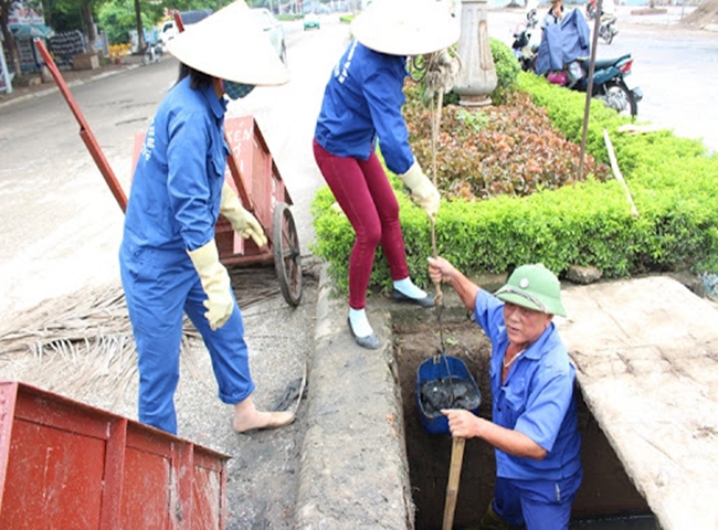 Nạo v&eacute;t cống huyện Củ Chi tr&aacute;ch nhiệm cao