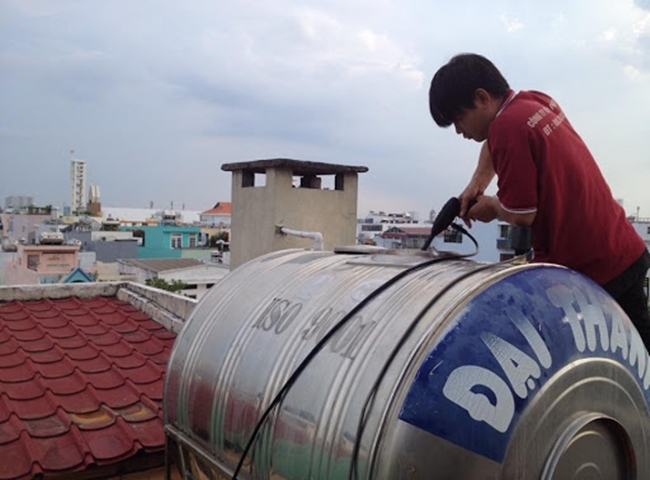 Vệ sinh bồn nước quận Thủ Đức nhanh ch&oacute;ng
