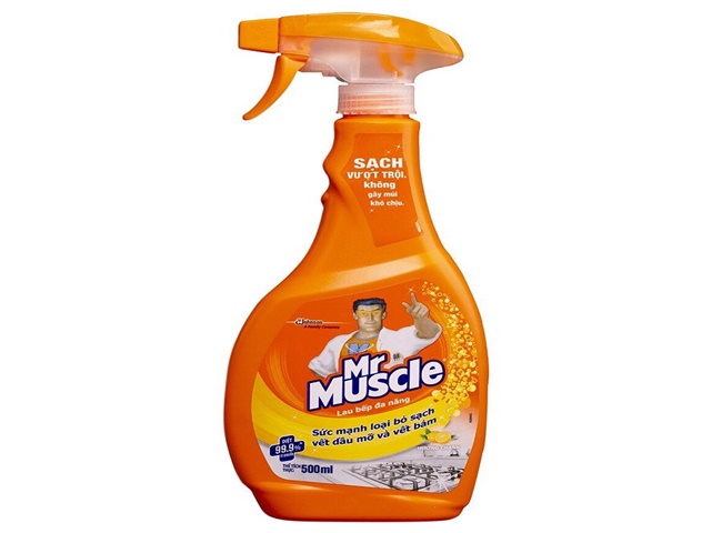 Dụng dịch vệ sinh nh&agrave; bếp Mr muscle
