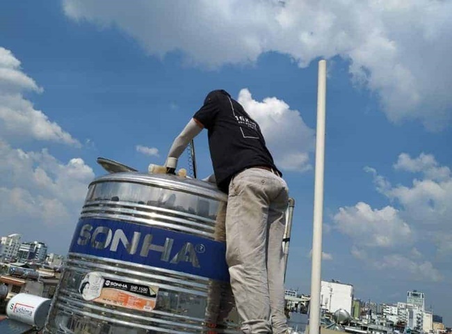 Vệ sinh bồn nước Quận 6 nhanh ch&oacute;ng