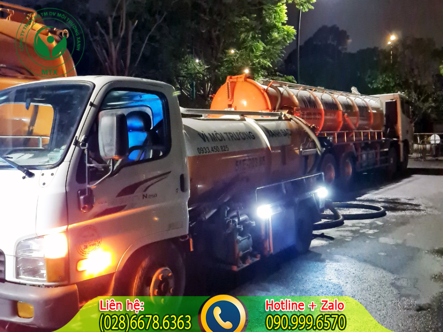 Dịch vụ thu gom b&ugrave;n thải c&ocirc;ng nghiệp chuy&ecirc;n nghiệp