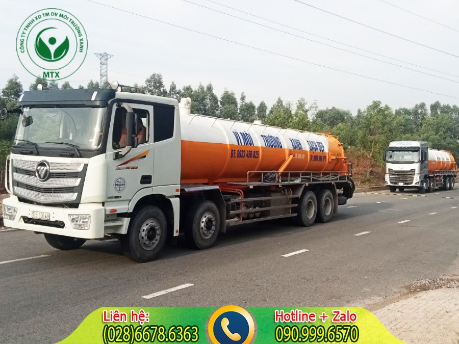 Dịch vụ thu gom b&ugrave;n thải c&ocirc;ng nghiệp gi&aacute; ưu đ&atilde;i