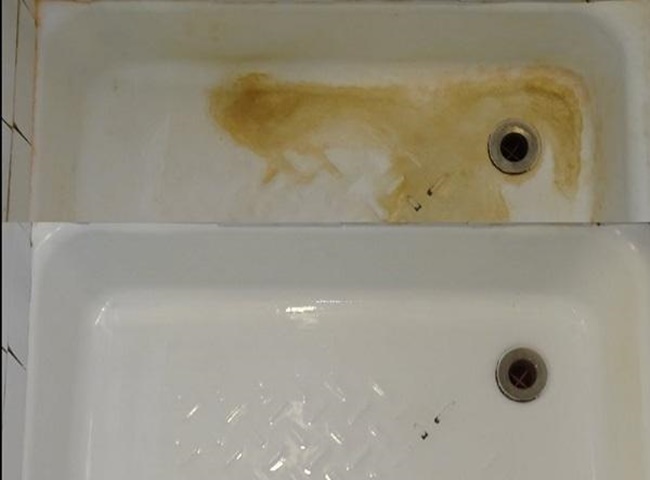 cách làm sạch limescale bám trên thiết bị nhà tắm